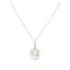 Image 4 : 14KT White Gold 1.57 ctw Diamond Pendant With Chain