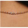 Image 6 : 14KT White Gold 14.30 ctw Orange Sapphire and Diamond Necklace