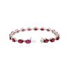 Image 5 : 14KT White Gold 18.18 ctw Ruby and Diamond Bracelet