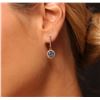 Image 2 : 14KT Yellow and Rose Gold 2.08 ctw Diamond Earrings