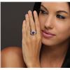 Image 3 : 14KT White Gold 2.88 ctw Tanzanite and Diamond Ring