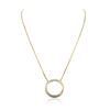 Image 3 : 18KT Yellow Gold 1.35 ctw Diamond Pendant With Chain