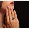 Image 5 : 14KT Yellow Gold 1.95 ctw Emerald and Diamond Ring