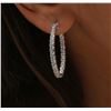 Image 1 : 14KT White Gold 2.97 ctw Diamond Earrings