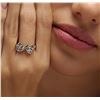 Image 5 : 14KT White Gold 0.27 ctw Diamond Ring