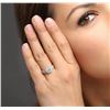 Image 3 : 14KT White Gold 0.87 ctw Diamond Ring