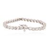 Image 4 : 14KT White Gold 8.20 ctw Diamond Tennis Bracelet