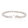 Image 6 : 14KT White Gold 8.20 ctw Diamond Tennis Bracelet