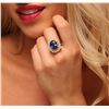 Image 5 : 14KT Yellow Gold 7.38 ctw Tanzanite and Diamond Ring