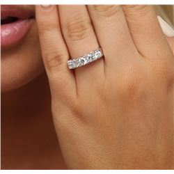 14KT White Gold 1.36 ctw Diamond Ring