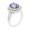 Image 7 : 14KT White Gold 2.52 ctw Tanzanite and Diamond Ring