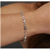 Image 6 : 14KT White Gold 1.64 ctw Diamond Bracelet
