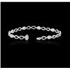 Image 7 : 14KT White Gold 1.64 ctw Diamond Bracelet