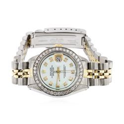 Ladies Rolex Two-Tone Diamond DateJust Wristwatch