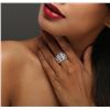 Image 1 : 18KT White Gold 1.48 ctw Diamond Ring