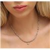 Image 1 : 14KT Yellow Gold 32.61 ctw Rough Diamond Necklace With Charm