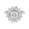 Image 1 : 14KT White Gold 1.66 ctw Diamond Ring