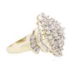 Image 4 : 10KT Two-Tone Gold 1.00 ctw Diamond Ring