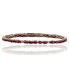 Image 3 : 14KT Yellow Gold 7.70 ctw Ruby and Diamond Bracelet