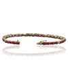 Image 7 : 14KT Yellow Gold 7.70 ctw Ruby and Diamond Bracelet