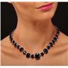 Image 1 : 14KT White Gold 85.76 ctw Sapphire Necklace