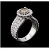 Image 8 : 14KT White Gold 2.51 ctw Diamond Ring