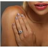 Image 3 : 14KT White Gold 0.72 ctw Tanzanite and Diamond Ring