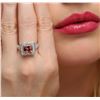 Image 6 : 14KT Two-Tone Gold 2.19 ctw Morganite and Diamond Ring