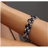 Image 6 : 14KT White Gold 33.48 ctw Sapphire and Diamond Bracelet