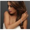 Image 1 : 14KT White Gold 4.29 ctw Diamond Bangle Bracelet