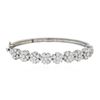 Image 3 : 14KT White Gold 4.29 ctw Diamond Bangle Bracelet