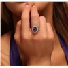 Image 1 : 14KT White Gold 4.05 ctw Tanzanite and Diamond Ring