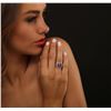 Image 5 : 14KT Two-Tone Gold 4.29 ctw Tanzanite and Diamond Ring