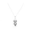 Image 3 : 14KT Two-Tone Gold 0.75 ctw Diamond Pendant With Chain