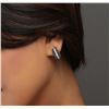 Image 1 : 14KT White Gold 1.10 ctw Diamond Earrings