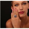 Image 3 : 14KT White Gold 2.80 ctw Tanzanite and Diamond Ring