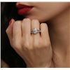 Image 6 : 14KT White Gold 1.33 ctw Diamond Ring