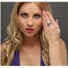 Image 3 : 14KT White Gold 2.37 ctw Tanzanite and Diamond Ring