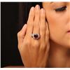 Image 2 : 14KT Two-Tone Gold 4.23 ctw Ruby and Diamond Ring