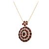 Image 8 : 14KT Yellow Gold 11.80 ctw Ruby and Diamond Pendant With Chain