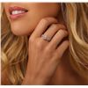 Image 4 : 14KT White Gold 1.50 ctw Diamond  Ring