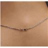 Image 5 : 14KT White Gold 2.31 ctw Tanzanite and Diamond Pendant With Chain