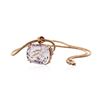 Image 6 : 14KT Rose Gold GIA Certified 38.99 ctw Kunzite and Diamond Pendant With Chain