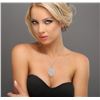 Image 1 : 14KT White Gold 1.47 ctw Diamond Pendant With Chain