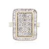 Image 1 : 14KT Two-Tone Gold 2.00 ctw Diamond Ring