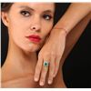 Image 5 : 14KT White Gold 3.36 ctw Emerald and Diamond Ring