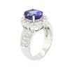 Image 7 : 14KT White Gold 3.94 ctw Tanzanite and Diamond Ring