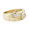 Image 2 : 14KT Yellow Gold 0.45 ctw Diamond Ring