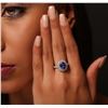 Image 1 : 14KT White and Yellow Gold 2.83 ctw Tanzanite and Diamond Ring