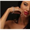Image 1 : 14KT White Gold 5.48 ctw Diamond Bracelet